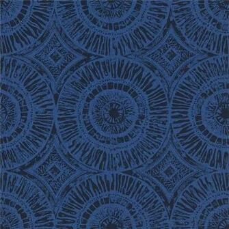 Supplies Indigo Blue Suvi Wabi Sabi Scion Wallpaper