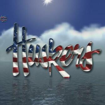 Nebraska Cornhuskers Huskers American Flag Text Wallpaper