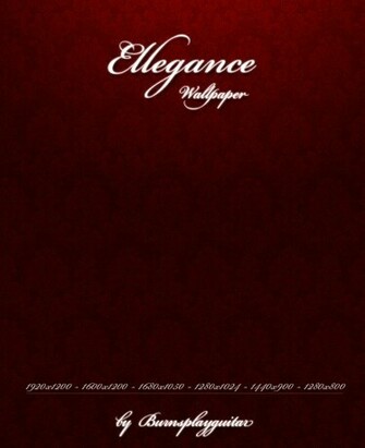Red Elegant Wallpaper Set