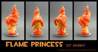 Flame Princess Micro Munny By Flyingsciurus