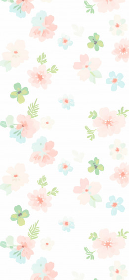 Gentle Floral Beige Pattern Wallpaper Cute