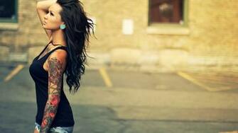 Tattooed Girl HD Wallpaper