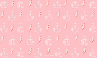 Preppy Halloween Wallpaper Ideas Lightning White Pumpkins