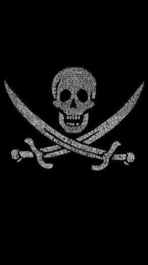 Pirates Flag iPhone 5s iPad