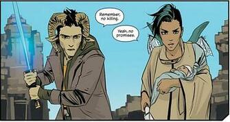 Of Geeks Five Reasons You Should Be Reading Saga By Alexis George