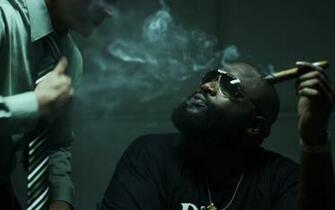 Rick Ross Smoking Cigar Rap Wallpaper