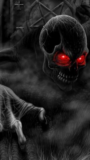 Horror Creepy Black Death Dark Monsters Gothic Wallpaper