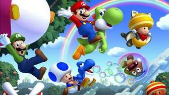 Super Mario Bros Computer Wallpaper Desktop Background