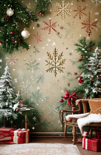 Old Fashioned Christmas Wallpaper