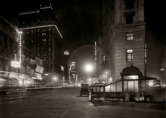 New York Broadway Night Full HD Wallpaper And Image