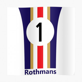 Classic Rothmans Design Sticker By Jeffreding
