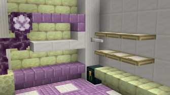 Minecraft Shelf Wallpaper Shelves