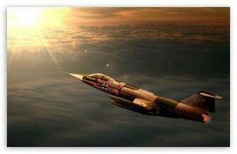 F104 Starfighter Jet HD Desktop Wallpaper High Definition