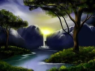 Feelin By Bob Ross Wallpaper