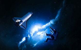 Astronaut Lost In Space Wallpaper