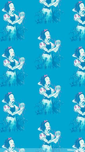 Snow White Zombie iPhone Wallpaper Monster