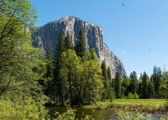 Wallpaper Yosemite National Park Mountains River Landscape
