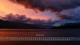 March HD Calendar For Desktop Wallpaper