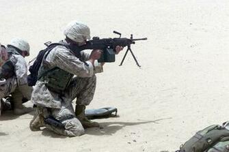 M249 Saw Machine Weapon Gun Military Soldier T Wallpaper