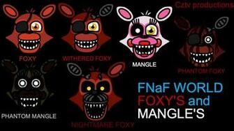 Fnaf World Foxy S And Mangle By Cztvproductions