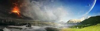 Full HD Wallpaper Dual Screen Nature By Tobias Roetsch Eruptions