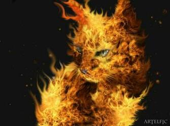 Fire Cat By Artelfic