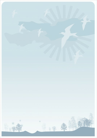 Letter Background Birds By Leboef