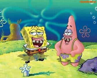 Funny Spongebob And Patrick Wallpaper Wallpaperlepi