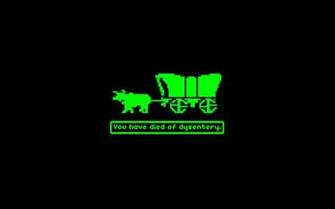Oregon Trail Black Dysentery HD Wallpaper Games Better