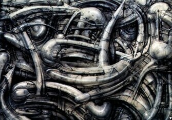 Landscape Xxx Science Fiction H R Giger Wallpaper Image