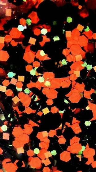 Glitter Sparkle Glow iPhone Wallpaper Orange And Black