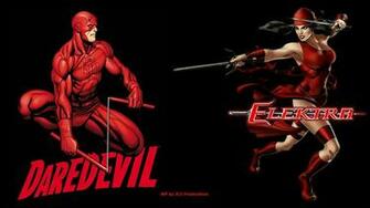 Daredevil Wallpaper Elektra Together By Curtdawg53