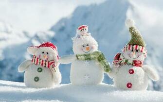 Cute Snowman Wallpaper
