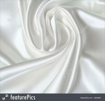 Smooth Elegant White Silk As Wedding Background