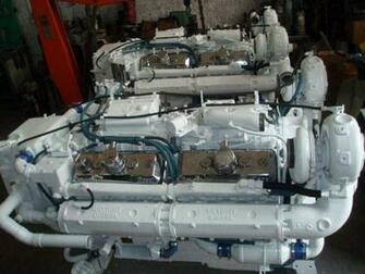 One Pair Of Detroit Diesel Marine 12v92 Ta 1080hp