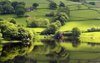 Lakeside Hills HD Wallpaper For Desktop