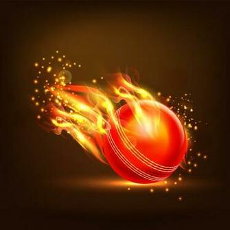 Buy Flaming Cricket Ball Wallpaper Online In India At Best Price