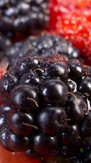 Berries Closeup Summer Fruit Android Wallpaper