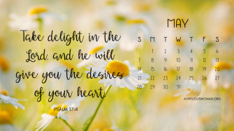 Wallpaper Calendars With Inspiring Bible Verses For