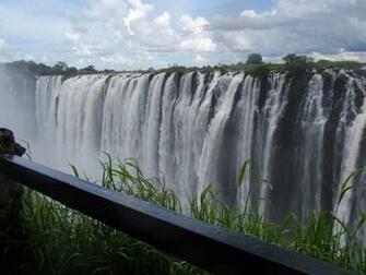 Victoria Falls HD Wallpaper Colourful Beautiful Nature