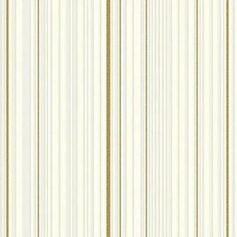 Brown Maestro Stripe Gold Silver Striped Pattern Wallpaper