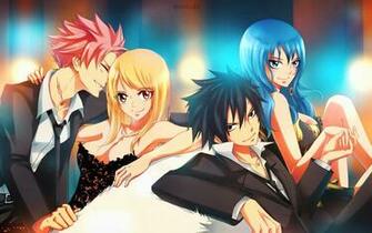 Natsu Lucy And Gray Juvia 8a Wallpaper HD
