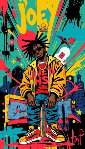 Joey Badass Phone Wallpaper