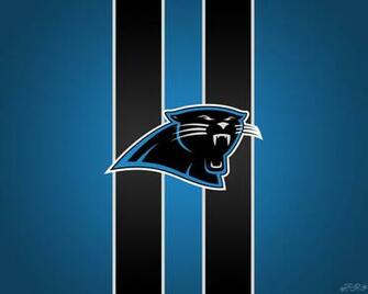 Panthers Logo With Stripes On Blue Background By Pasar3 X