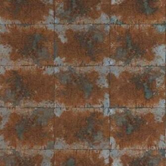Distressed Copper Tile Wallpaper Traditional In