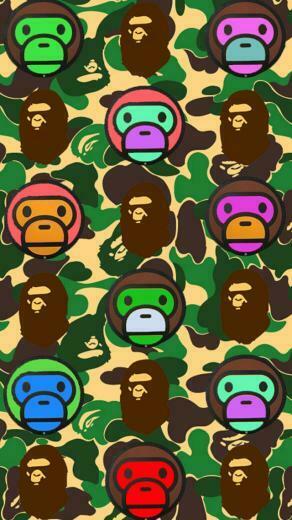 iPhone Wallpaper HD Bape Background