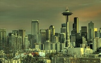 Space Needle Wallpaper Gloomy Myspace Background