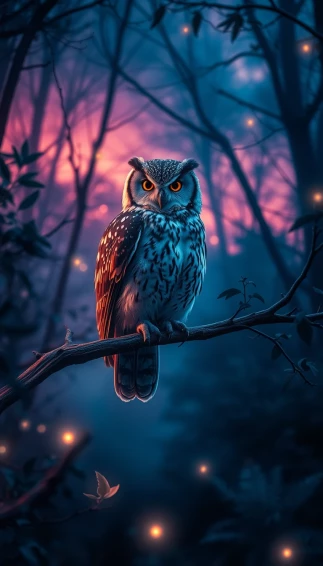 Owl Mobile Wallpaper