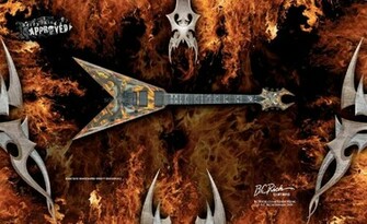Kerry King Bc Rich Guitar Wallpaper