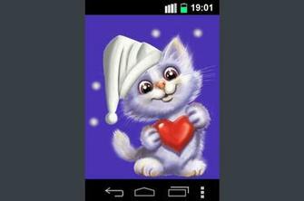 The Program Funny Cute Cat Live Wallpaper For Android